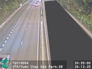 沙田路近圓洲角公園 - 南行