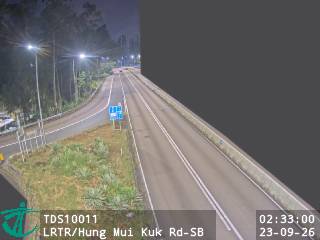 獅子山隧道公路近紅梅谷路 - 南行
