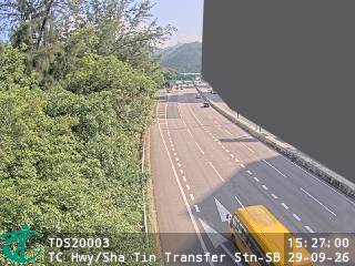 大老山公路近沙田廢物轉運站 - 南行