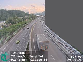 大老山公路近亞公角漁民新村 - 南行