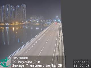 大老山公路近沙田污水處理廠 - 南行