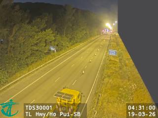 青朗公路近河背 - 南行