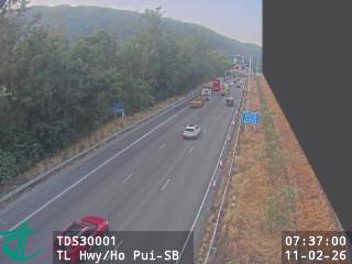 青朗公路近河背 - 南行