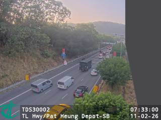 青朗公路近八鄉車廠 - 南行