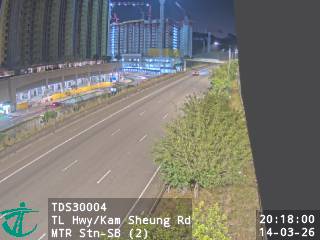 青朗公路近錦上路港鐵站 - 南行 (2)