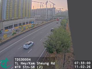 青朗公路近錦上路港鐵站 - 南行 (2)