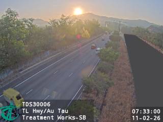 青朗公路近凹頭濾水廠 - 南行