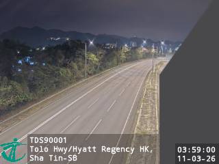 吐露港公路近香港凱悅酒店 - 沙田 - 南行