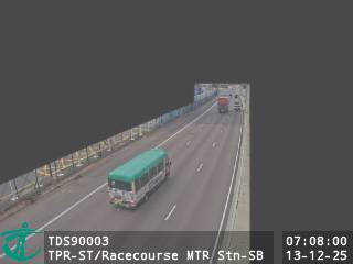 大埔公路沙田段近馬場港鐵站 - 南行