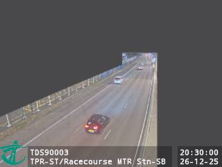 大埔公路沙田段近馬場港鐵站 - 南行