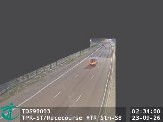 大埔公路沙田段近馬場港鐵站 - 南行