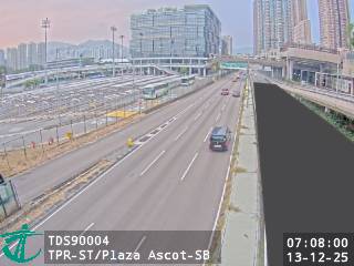 大埔公路沙田段近駿景廣場 - 南行