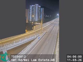 城門隧道近美林邨 - 西行