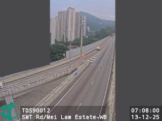 城門隧道近美林邨 - 西行