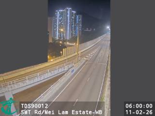 城門隧道近美林邨 - 西行