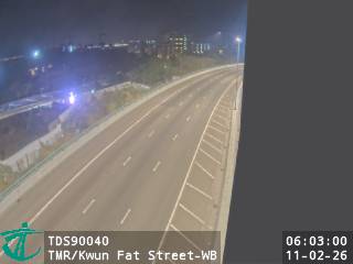 屯門公路近冠發街 - 西行