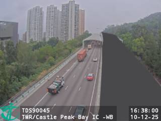 屯門公路近青山灣入境事務中心 - 西行