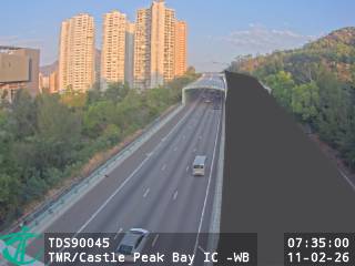 屯門公路近青山灣入境事務中心 - 西行