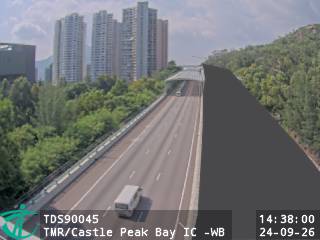 屯門公路近青山灣入境事務中心 - 西行