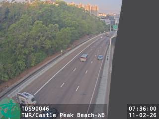 屯門公路近青山灣泳灘 - 西行