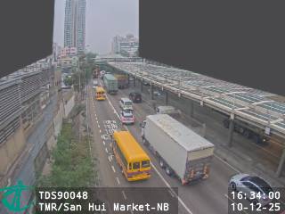 屯門公路近新墟街市 - 北行