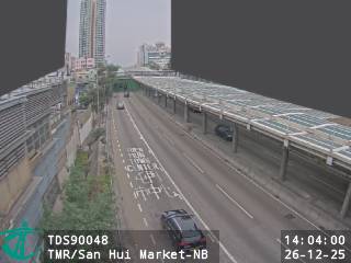 屯門公路近新墟街市 - 北行