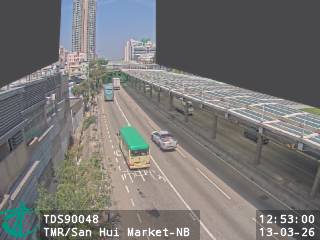 屯門公路近新墟街市 - 北行