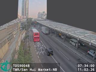 屯門公路近新墟街市 - 北行