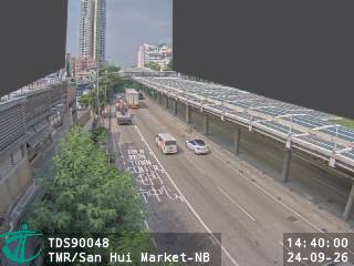 屯門公路近新墟街市 - 北行