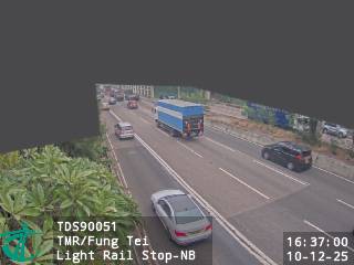 屯門公路近輕鐵鳳地站 - 北行