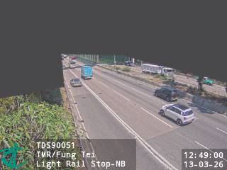 屯門公路近輕鐵鳳地站 - 北行