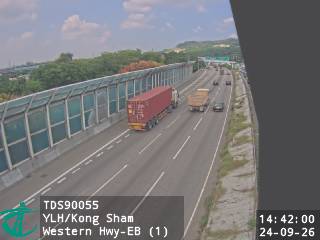元朗公路近港深西部公路 - 東行 (1)