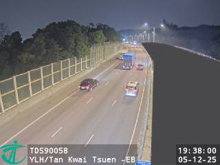 元朗公路近丹桂村 - 東行