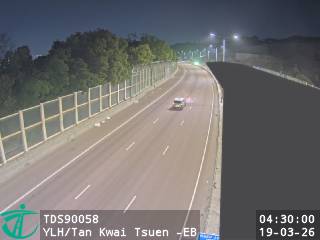 元朗公路近丹桂村 - 東行