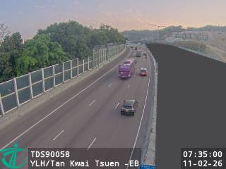 元朗公路近丹桂村 - 東行