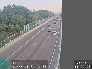 元朗公路近水庫路 - 東行