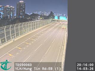 元朗公路近洪天路 - 東行 (1)