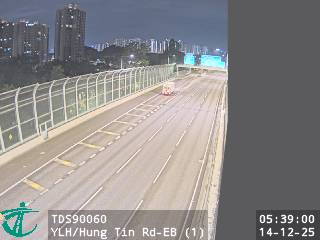 元朗公路近洪天路 - 東行 (1)