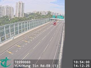 元朗公路近洪天路 - 東行 (1)