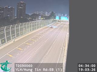 元朗公路近洪天路 - 東行 (1)