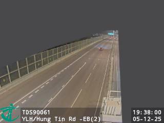 元朗公路近洪天路 - 東行 (2)