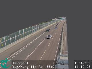 元朗公路近洪天路 - 東行 (2)