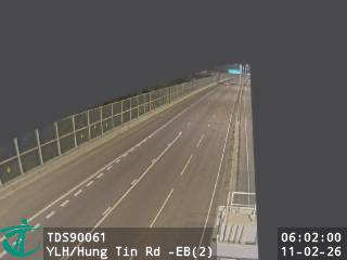 元朗公路近洪天路 - 東行 (2)