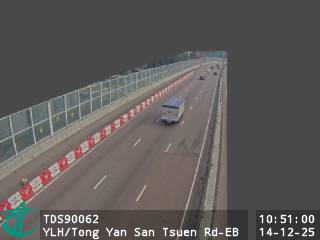 元朗公路近唐人新村路 - 東行