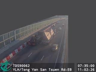 元朗公路近唐人新村路 - 東行