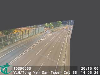 元朗公路近唐人新村交匯處 - 東行