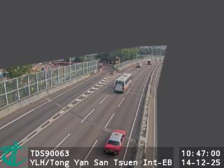 元朗公路近唐人新村交匯處 - 東行