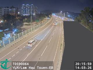 元朗公路近欖口村 - 東行