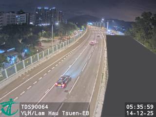 元朗公路近欖口村 - 東行