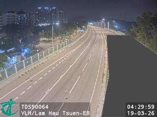 元朗公路近欖口村 - 東行